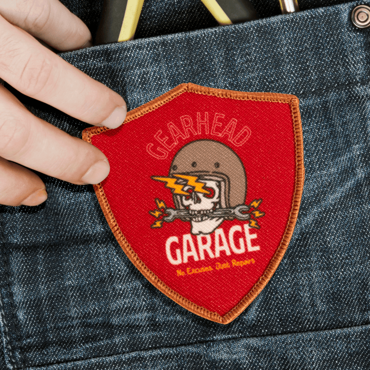 定制文字刺绣布贴 - 视图 3